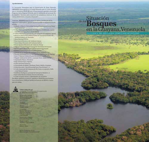 Situación de los Bosques en la Guayana, Venezuela. La cuenca del río Caura como caso de estudio